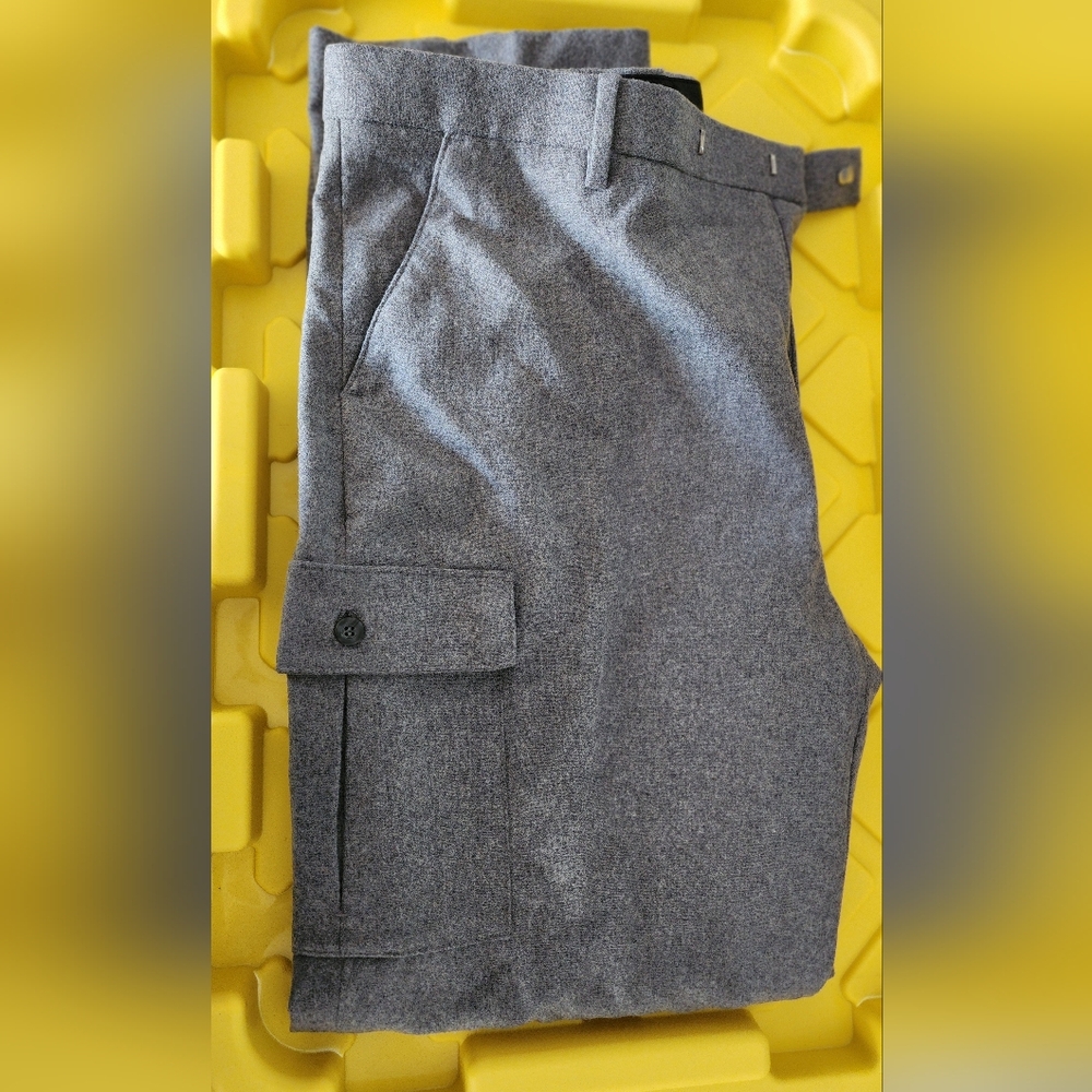 Claiborne Gray Flat Front Shorts Tailored Design